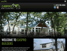 Tablet Screenshot of casprobuilders.com